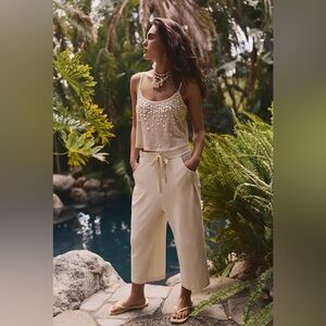 NWT Free people Wynona Pant pull on relaxed size Large